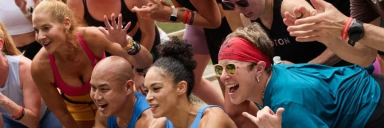 Creating communities through high-energy fitness events